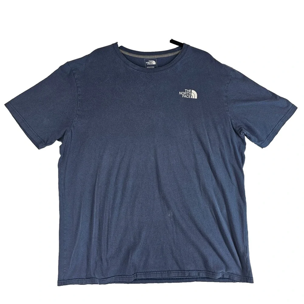 The North Face XXL t shirt Faded Distressed Men's Camping cotton Y22KVtG